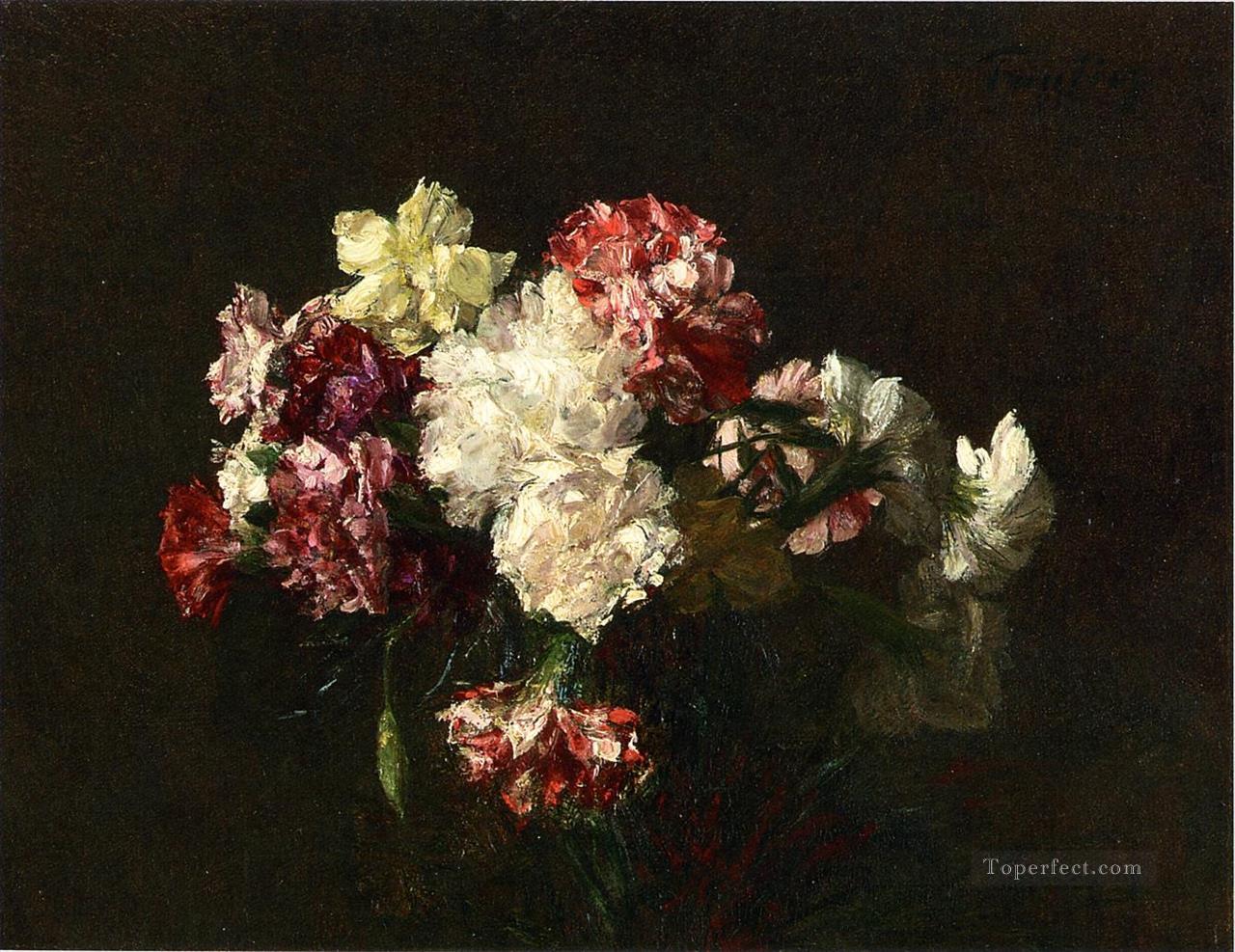Carnations Henri Fantin Latour Oil Paintings